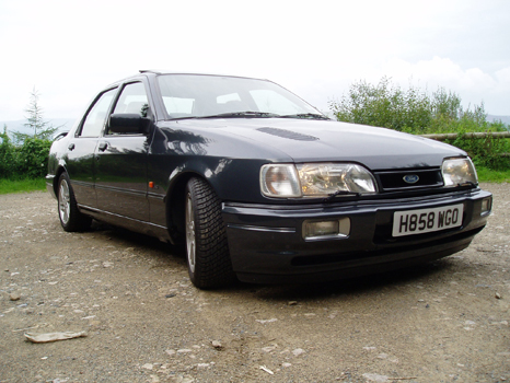 For the ultimate in 90's excess we have a Sierra RS Cosworth Sapphire
