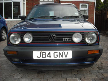 Also available is a Golf GTi Mk2 This is an immaculate blue example 